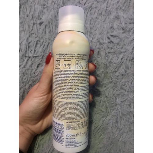 Nivea Silk Mousse, Jedwabisty mus do mycia ciała o zapachu wanilii i karmelu - opinie | zdjęcie do recenzji od brzozowskaaa - 2