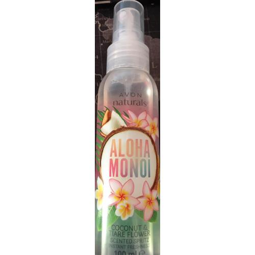 Avon Senses [Naturals], Aloha Monoi, Coconut & Tiare Flower Scented Spritz (Mgiełka do ciała `Kokos i tahitański kwiat tiare`) - opinie | zdjęcie do recenzji od kari_tori