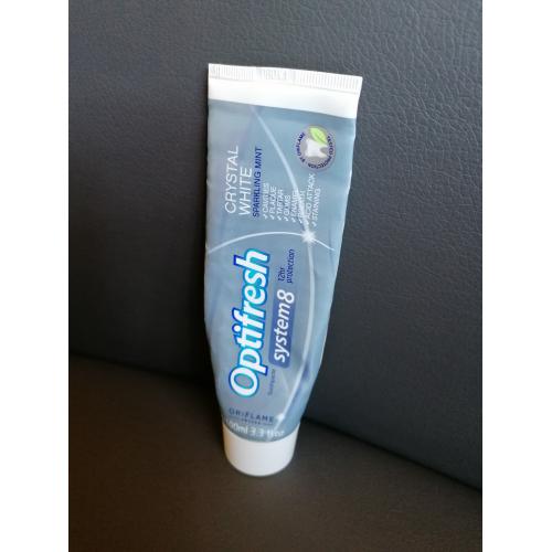Oriflame Optifresh, System 8 Crystal White Toothpaste (Pasta do zębów) - opinie | zdjęcie do recenzji od 100mada13 - 1
