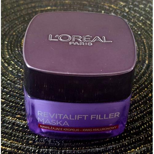 L'Oreal Paris Revitalift Filler [+ Kwas hialuronowy], Hyaluromaska na noc - opinie | zdjęcie do recenzji od Iwona_C