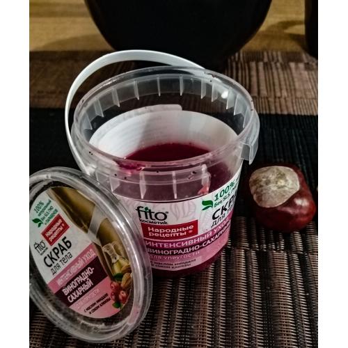 Fitokosmetik Przepisy Ludowe, Scrub do ciała winogronowo-cukrowy pielęgnujący - opinie | zdjęcie do recenzji od Nathaliee85