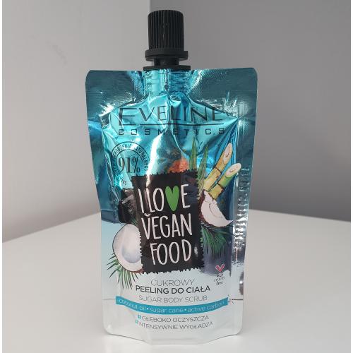 Eveline Cosmetics I Love Vegan Food, Peeling do ciała cukrowy kokosowy - opinie | zdjęcie do recenzji od wonder_joker97