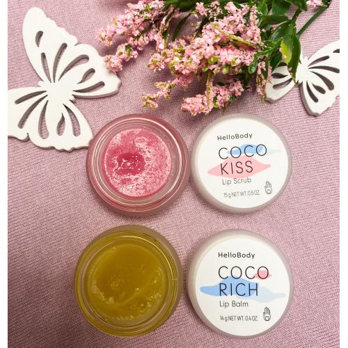 HelloBody Coco Kiss, Lip Scrub (Cukrowy peeling do ust) - opinie | zdjęcie do recenzji od Agatea93