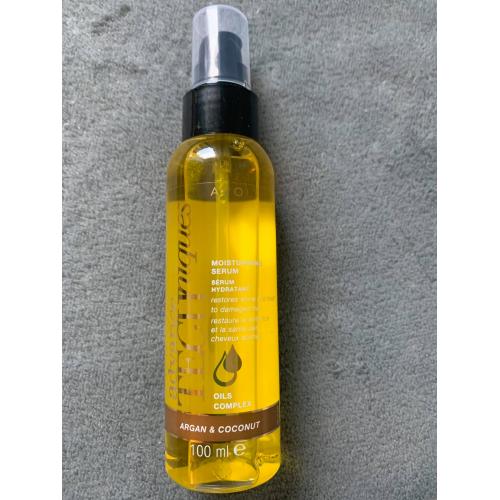 Avon Advance Techniques, Moisturising Serum Argan & Coconut Oils (Rewitalizujący eliksir do włosów z olejkiem arganowym i kokosowym) - opinie | zdjęcie do recenzji od SylwiaCiemniejewska