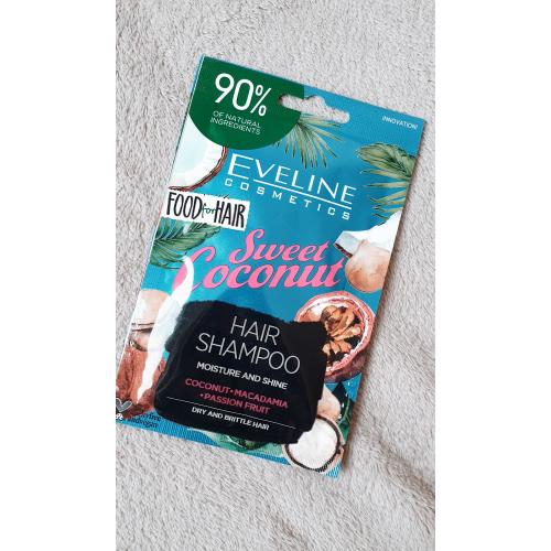 Eveline Cosmetics Food for Hair, Nawilżający szampon do włosów `Sweet Coconut` - opinie | zdjęcie do recenzji od taktojamarta - 2