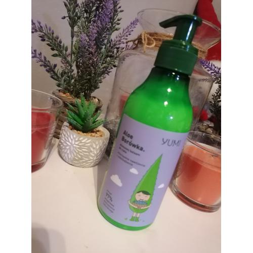 Yumi Balsam do ciała  `Aloe borówka` - opinie | zdjęcie do recenzji od blondeinbeauty