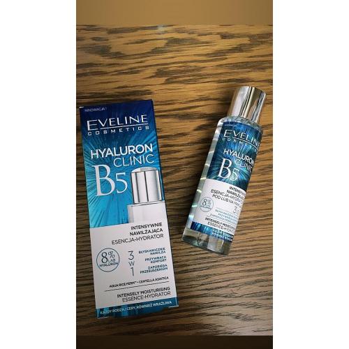 Eveline Cosmetics Hyaluron Clinic, Intensywnie nawilżająca esencja-hydrator pod lub na makijaż 3 w 1 - opinie | zdjęcie do recenzji od Aniel_lka