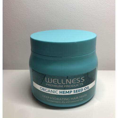Wellness Premium Products Organic Hemp Seed Oil Deeply Hydrating Hair Mask (Maska z oleju z nasion konopi) - opinie | zdjęcie do recenzji od AnastasiaP - 2
