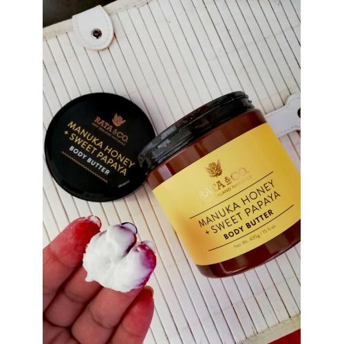 Rata & Co. Body Butter Manuka Honey + Sweet Papaya (Masło do ciała ` Miód Manuka i słodka papaja`) - opinie | zdjęcie do recenzji od nataliicodziennosc
