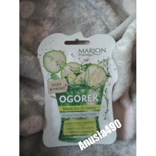 Marion Fit & Fresh Cucumber Face Mask (Maseczka do twarzy 'Ogórek') - opinie | zdjęcie do recenzji od Anusia490