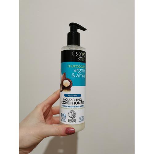 Organic Shop Moroccan Argan & Amla, Nourishing Conditioner (Odżywka do włosów) - opinie | zdjęcie do recenzji od OlaMora - 2