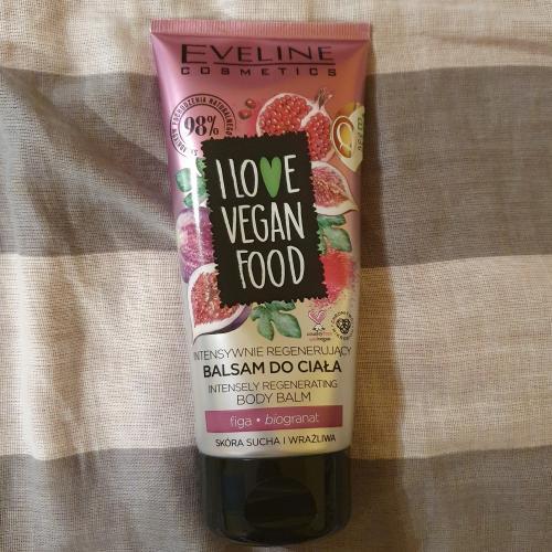 Eveline Cosmetics I Love Vegan Food, Intensywnie regenerujący balsam do ciała `Figa i granat` - opinie | zdjęcie do recenzji od wonder_joker97