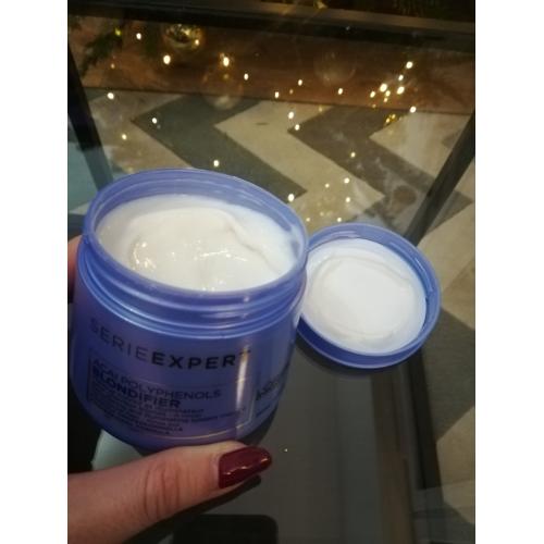 L'Oreal Professionnel Serie Expert, Blondifier, Hair Masque (Maska odżywiająca i rozświetlająca maska do włosów blond) - opinie | zdjęcie do recenzji od masdziulq - 1