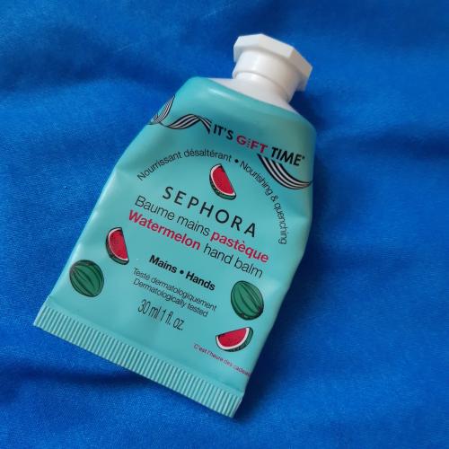 Sephora Collection, Watermelon Hand Balm (Odżywczo-nawilżający arbuzowy balsam do rąk) - opinie | zdjęcie do recenzji od MoniaPasi
