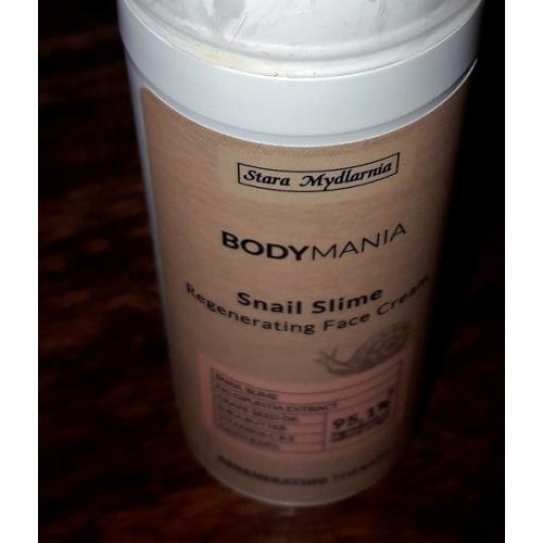 Stara Mydlarnia Body Mania, Snail Slime  Regenerating Face Cream (Regenerujący krem do twarzy ze śluzem ślimaka) - opinie | zdjęcie do recenzji od devilkitty