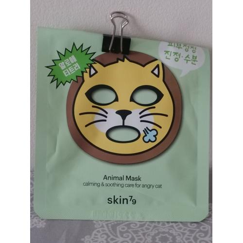 SKIN79 Animal Mask, Calming & Soothingcare for Angry Cat (Maska silnie kojąca i nawilżająca 'Zły Kot') - opinie | zdjęcie do recenzji od Kafe81