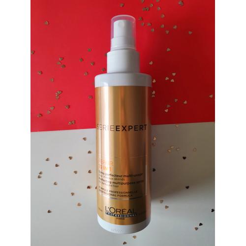 L'Oreal Professionnel Serie Expert, Absolut Repair Gold Quinoa, Perfecting Multipurpose Spray (Wielofunkcyjny spray 10 w 1 do włosów zniszczonych) - opinie | zdjęcie do recenzji od Redakcja_Wizazpl