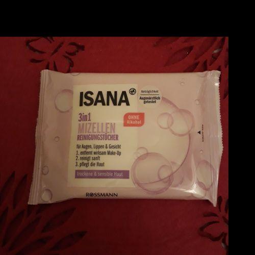 Isana Clean + Care, 3 in 1 Milde Reinigungstücher (Chusteczki do demakijażu) - opinie | zdjęcie do recenzji od Andromeda1966 - 2