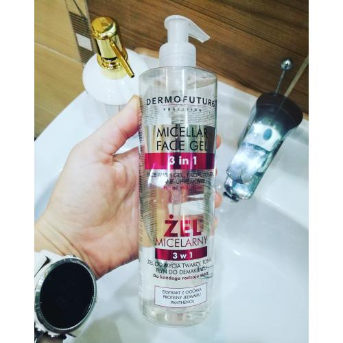 Dermofuture Precision Micellar Face Gel 3 in 1 (Żel micelarny do mycia twarzy 3 w 1) - opinie | zdjęcie do recenzji od testujemy_bs