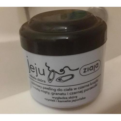 Ziaja Jeju, Cukrowy peeling do ciała w czarne kropki - opinie | zdjęcie do recenzji od blekit_nieba
