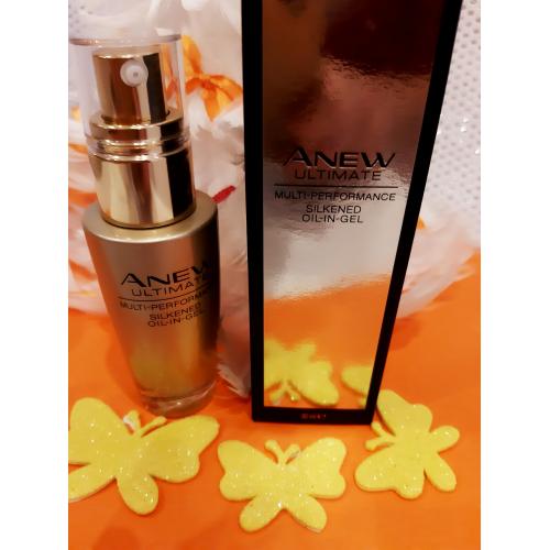 Avon Anew Ultimate, Multi-Performance Silkened Oil-In-Gel [Instant Smoothing Oil-In-Gel] (Olejek w żelu z ekstraktem z jedwabiu) - opinie | zdjęcie do recenzji od Goya5