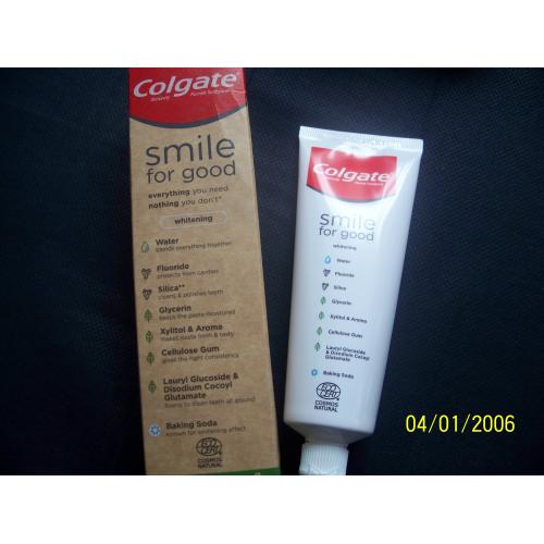 Colgate Smile For Good, Whitening Toothpaste (Wybielająca pasta do zębów) - opinie | zdjęcie do recenzji od Smerfeta83 - 1