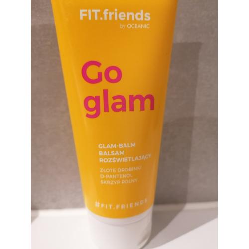 FIT.Friends by Oceanic Go Glam Glam-balm, Rozświetlający balsam z drobinkami złota - opinie | zdjęcie do recenzji od M_art_a_Anna