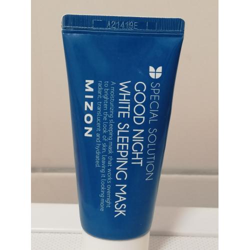 Mizon Special Solution, Good Night White Sleeping Mask (Nocna maseczka o działaniu nawilżającym) - opinie | zdjęcie do recenzji od Kafe81