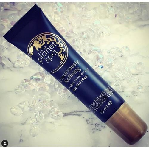 Avon Planet Spa, Luxury Spa, Reviving Eye Smoother [Luxuriously Refining Eye Gel Mask] (Rewitalizująco-wygładzający żel do pielęgnacji okolic oczu z czarnym kawiorem) - opinie | zdjęcie do recenzji od moje_testowanie