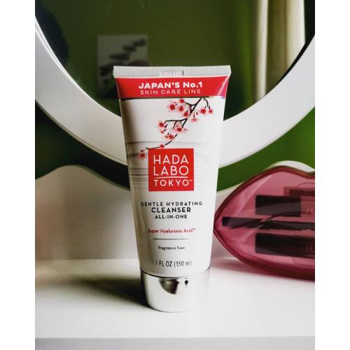 Hada Labo Tokyo Gentle Hydrating Cleanser All-in-one (Kremowy żel oczyszczający do mycia twarzy) - opinie | zdjęcie do recenzji od Kar_sz