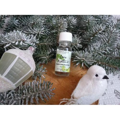 Oriflame Love Nature, Purifying Face Oil with Organic Tea Tree & Lime (Oczyszczający olejek z drzewem herbacianym i limonką) - opinie | zdjęcie do recenzji od Moniczkasia
