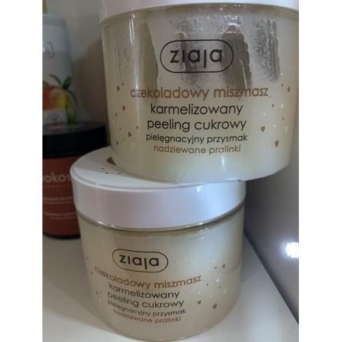 Ziaja Pielęgnacyjny przysmak, Karmelizowany peeling cukrowy `Czekoladowy miszmasz - Nadziewane pralinki` - opinie | zdjęcie do recenzji od Magda_Lena_Magda - 1