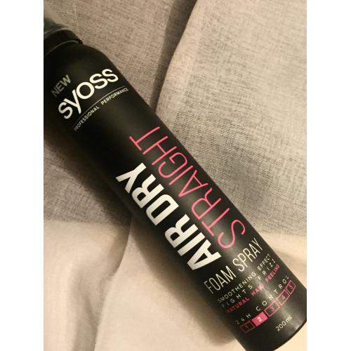 Syoss Air Dry Straight, Foam Spray (Pianka do układania włosów prostych) - opinie | zdjęcie do recenzji od 49510cba5fef09f401ffe3f49994f01f3485a7ad_607cb9f26ba11