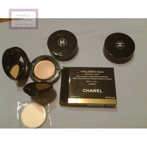 Chanel Vitalumiere Aqua, Teint Compact Creme Frais Hydrant [Fresh and Hydrating Cream Compact Makeup SPF15/PA+++] (Podkład w kompakcie) - opinie | zdjęcie do recenzji od linda22 - 2