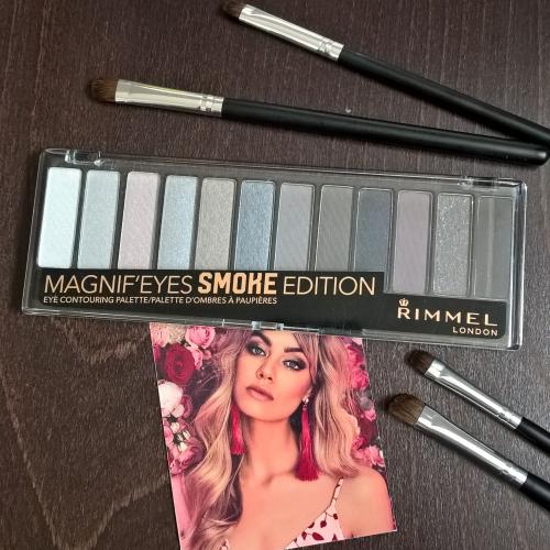 Rimmel Magnif'eyes, Smoke Edition Eye Contouring Palette (Paleta cieni do powiek) - opinie | zdjęcie do recenzji od intermanka - 2