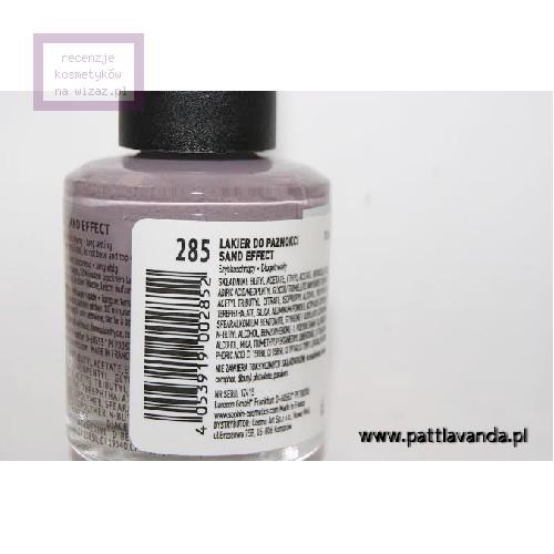 Sophin Sand Effect, Nail Polish (Piaskowy lakier do paznokci) - opinie | zdjęcie do recenzji od PattLavanda - 4
