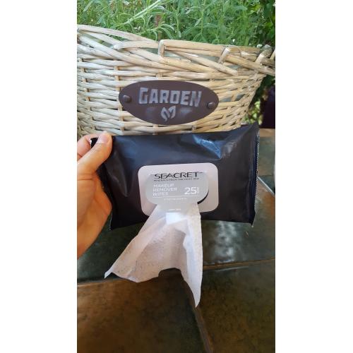 Seacret Spa Minerals from The Dead Sea, Makeup Remover Wipes (Chusteczki do demakijażu z minerałami z Morza Martwego) - opinie | zdjęcie do recenzji od takiemojeoderwanie - 2