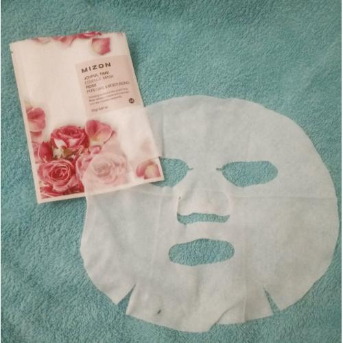 Mizon Joyful Time, Essence Mask Rose Pore Care & Moisturizing (Maska w płachcie zwężająca pory) - opinie | zdjęcie do recenzji od redcarpet93 - 2