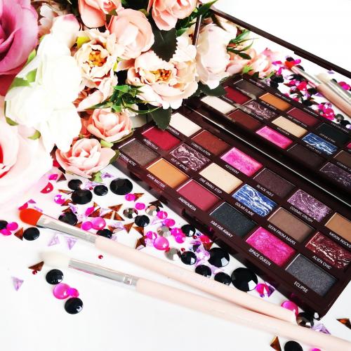 I Heart Revolution Galactic Chocolate Shadow Palette (Paleta 18 cieni do powiek) - opinie | zdjęcie do recenzji od Pprzygrodzka - 3
