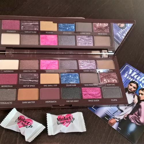 I Heart Revolution Galactic Chocolate Shadow Palette (Paleta 18 cieni do powiek) - opinie | zdjęcie do recenzji od intermanka - 2