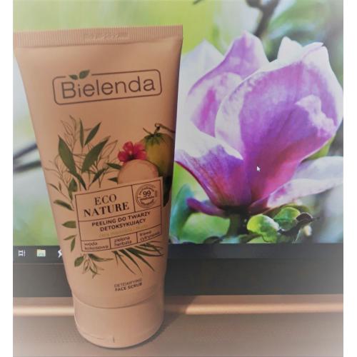 Bielenda Eco Nature, Peeling do twarzy detoksykujący `Woda kokosowa + zielona herbata + trawa cytrynowa` - opinie | zdjęcie do recenzji od Andromeda1966