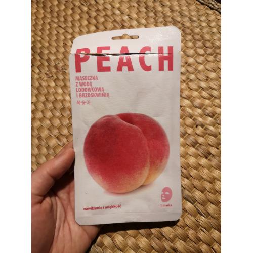 CNF Cosmetics Peach Iceland Glacial Water Sheet Mask (Nawilżająca maseczka `Woda lodowcowa z brzoskwiną`) - opinie | zdjęcie do recenzji od madzialenka025