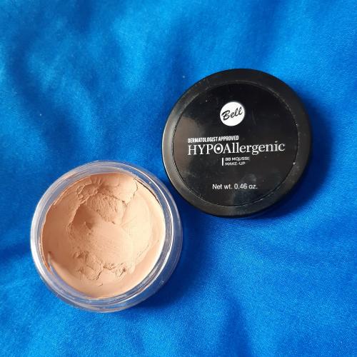Bell HYPOAllergenic, BB Mousse Make-up (Hypoalergiczny fluid w musie) - opinie | zdjęcie do recenzji od MoniaPasi
