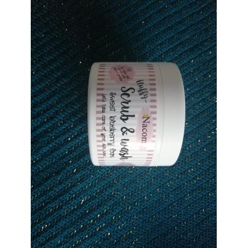 Nacomi Scrub & Wash, Sweet Blueberry Foam (Pianka peelingująco - myjąca) - opinie | zdjęcie do recenzji od martita1988t