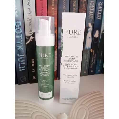 Pure by Clochee Regenerating Overnight Cream/Mask (Krem/maska nocna regeneracja `Olej z pestek malin i masło shea`) - opinie | zdjęcie do recenzji od martita1988t