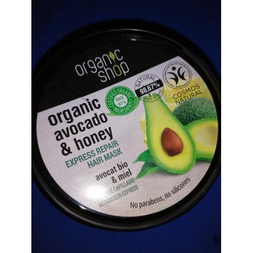 Organic Shop Avocado & Honey, Hair Mask (Maska do włosów `Awokado i miód`) - opinie | zdjęcie do recenzji od martita1988t