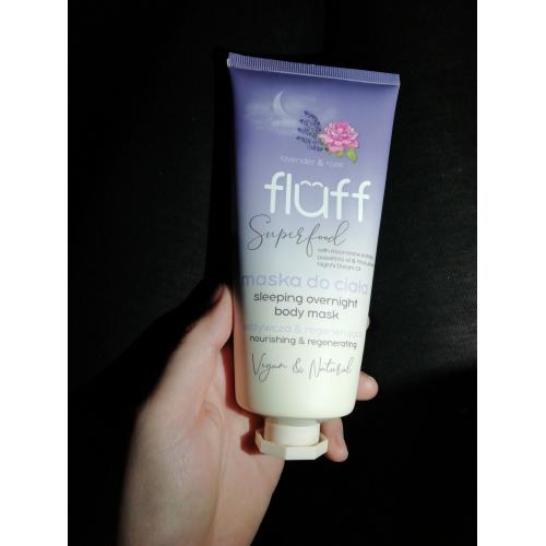 Fluff Superfood, Sleeping Overnight Body Mask Lavender & Rose (Maska do ciała na noc `Lawenda i Róża`) - opinie | zdjęcie do recenzji od Madllen20