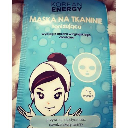 Korean Energy Tonizująca maska na tkaninie - opinie | zdjęcie do recenzji od moje_testowanie