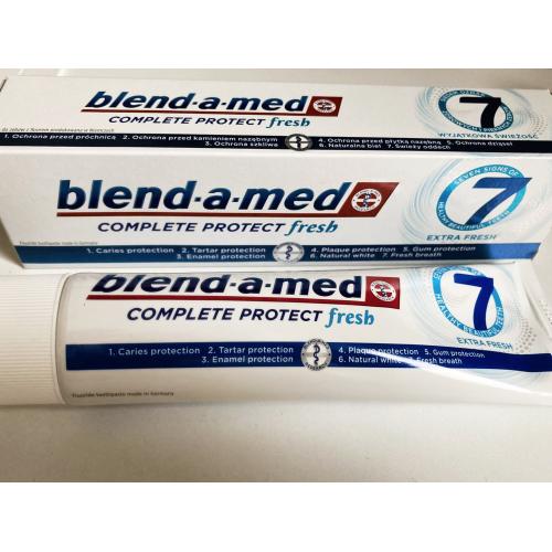 Blend - a - med Complete Protect 7 Plus, Extra Fresh (Pasta do zebów odświeżająca) - opinie | zdjęcie do recenzji od 123eliza96