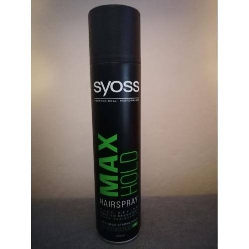Syoss Max Hold, Hairspray (Ekstramocny lakier do włosów) - opinie | zdjęcie do recenzji od Kafe81